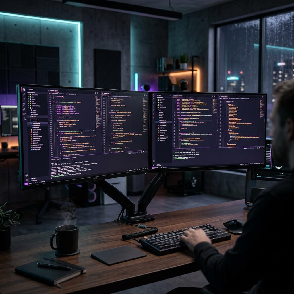 Grupo Dapy Dual Monitor Setup